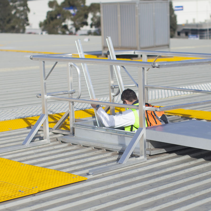 Roof access hatch