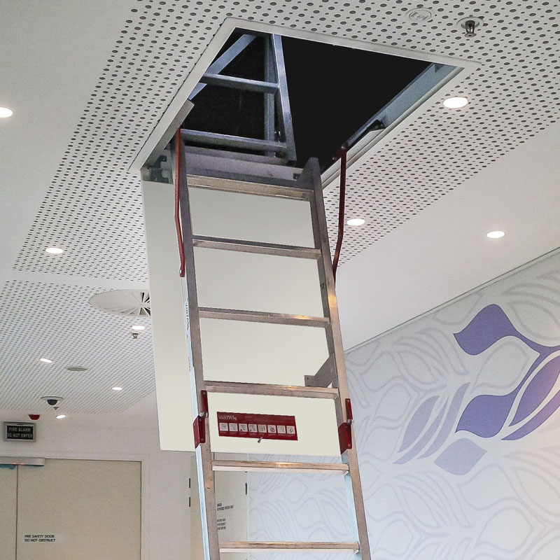 roof access hatches - height safety systems