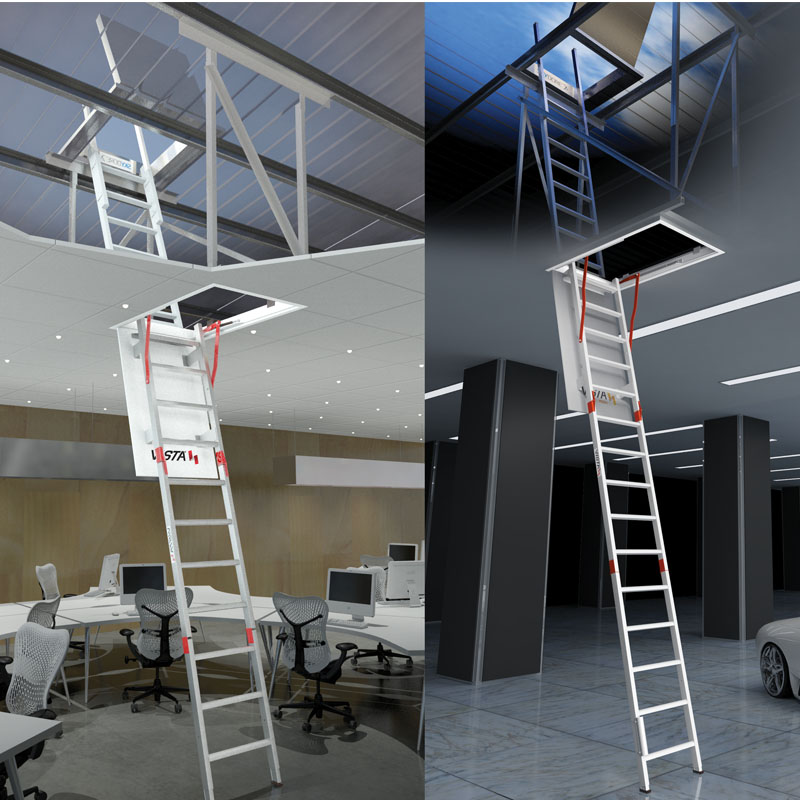 pull down ladders - height safety systems