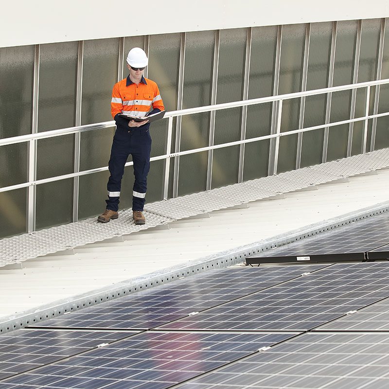 roof safety rail melbourne